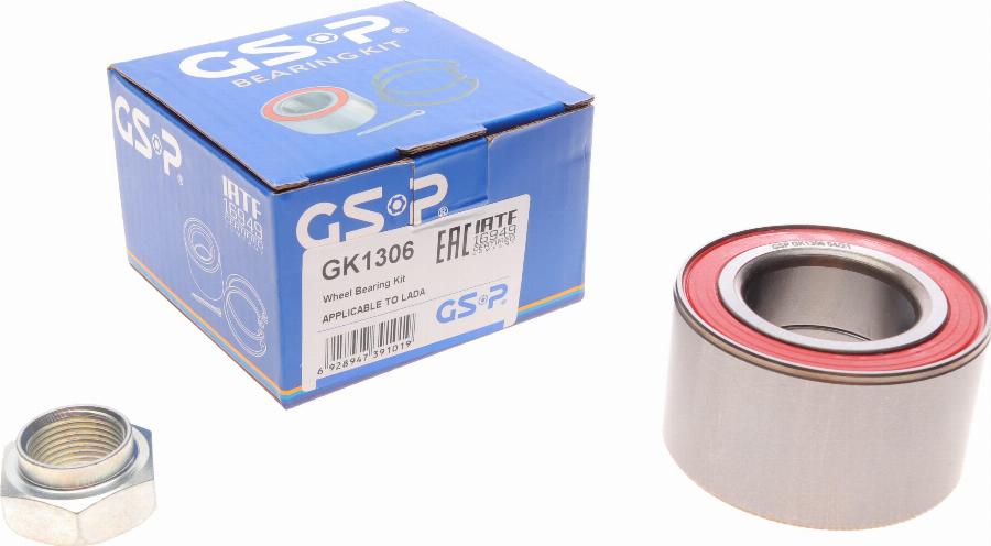 GSP GK1306 - Kit de roulements de roue cwaw.fr