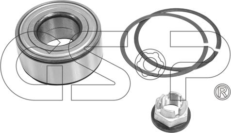 GSP GK3495 - Kit de roulements de roue cwaw.fr