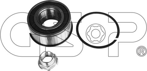 GSP GK3492 - Kit de roulements de roue cwaw.fr