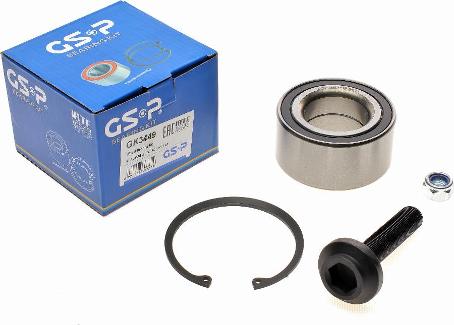 GSP GK3449 - Kit de roulements de roue cwaw.fr