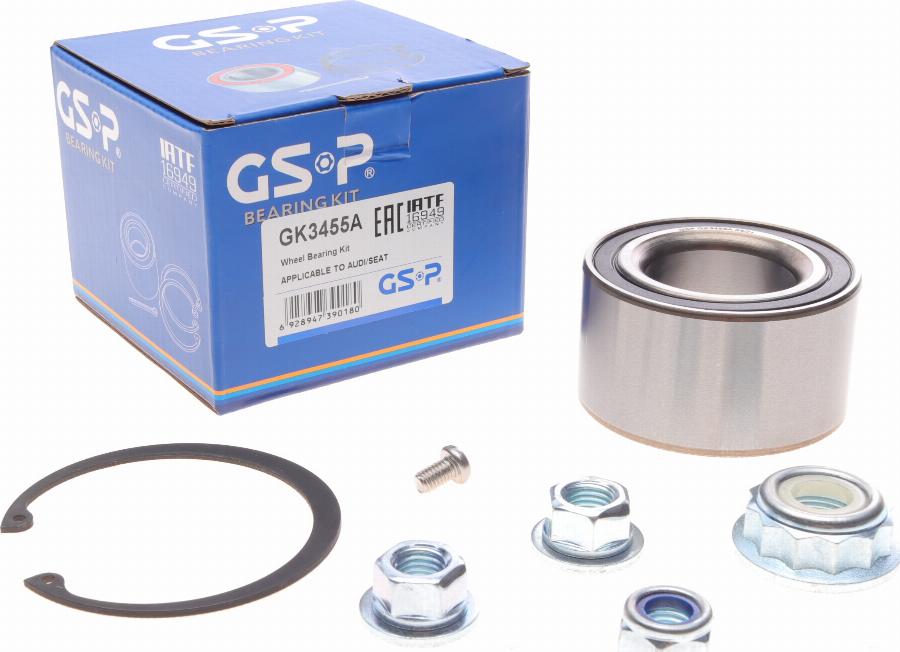 GSP GK3455A - Kit de roulements de roue cwaw.fr