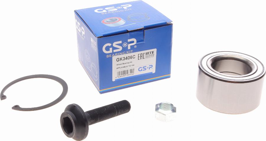 GSP GK3406C - Kit de roulements de roue cwaw.fr