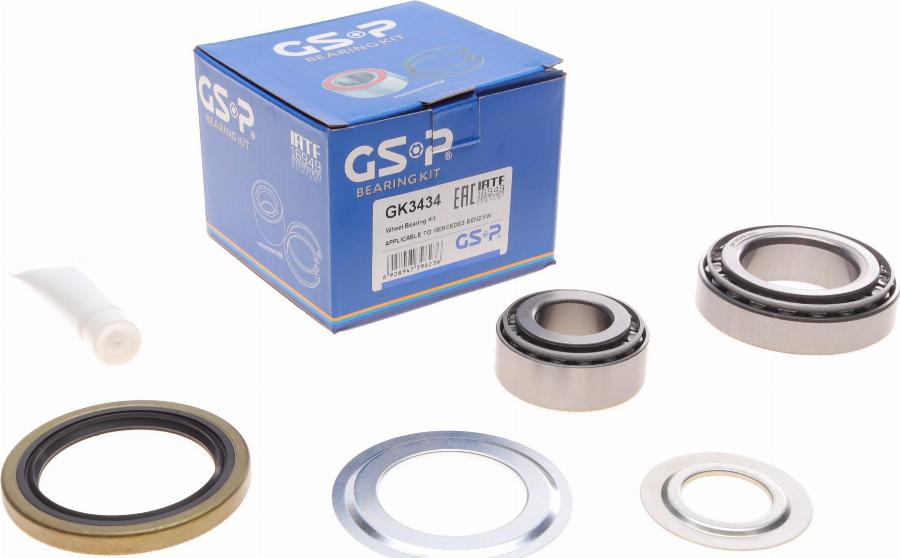 GSP GK3434 - Kit de roulements de roue cwaw.fr