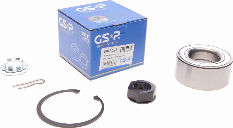 GSP GK3423 - Kit de roulements de roue cwaw.fr