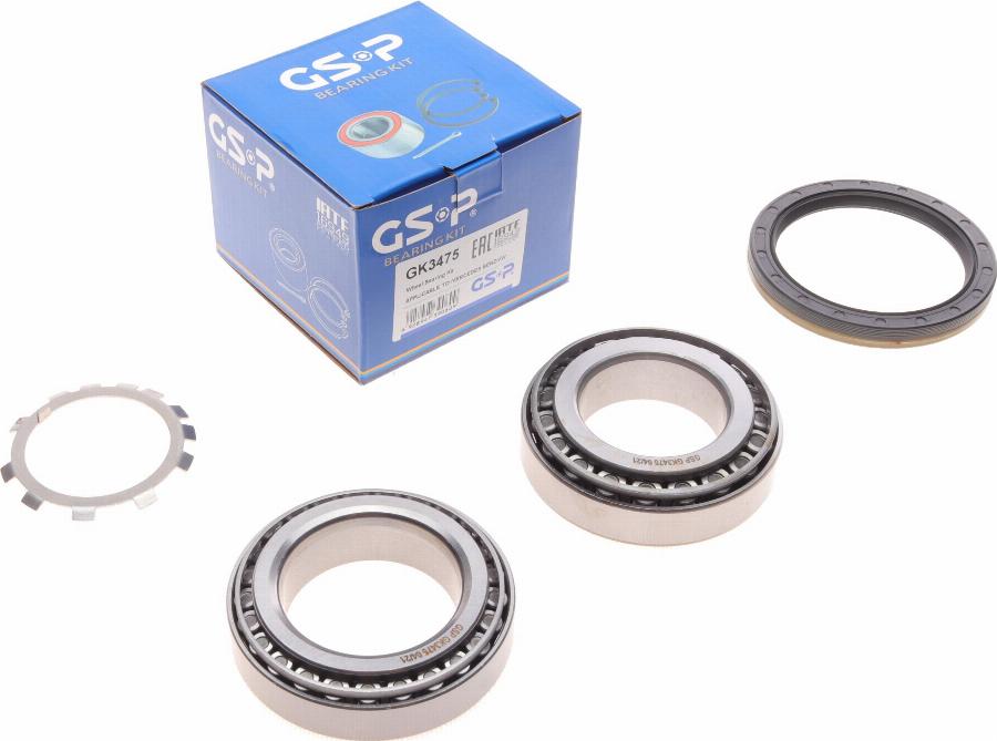 GSP GK3475 - Kit de roulements de roue cwaw.fr