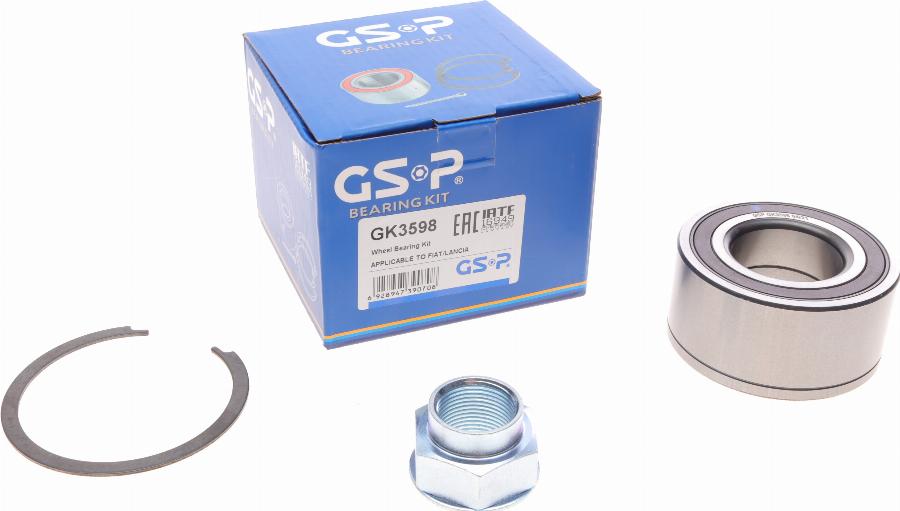 GSP GK3598 - Kit de roulements de roue cwaw.fr