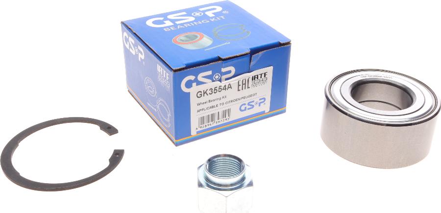 GSP GK3554A - Kit de roulements de roue cwaw.fr