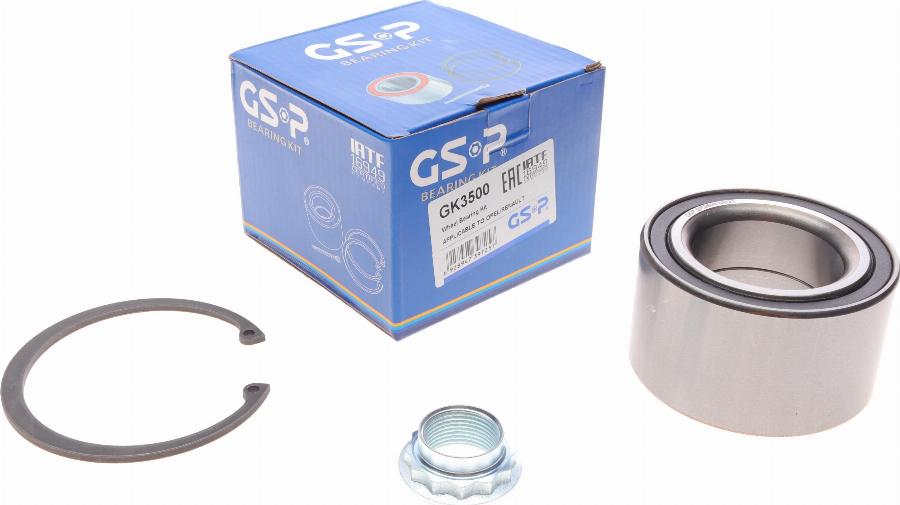 GSP GK3500 - Kit de roulements de roue cwaw.fr