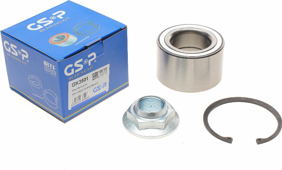 GSP GK3501 - Kit de roulements de roue cwaw.fr