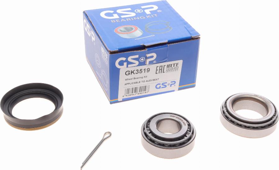 GSP GK3519 - Kit de roulements de roue cwaw.fr