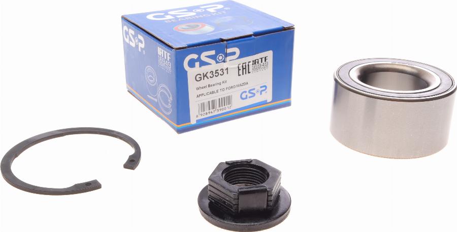 GSP GK3531 - Kit de roulements de roue cwaw.fr