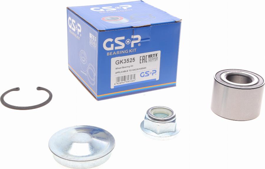 GSP GK3525 - Kit de roulements de roue cwaw.fr