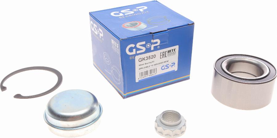 GSP GK3520 - Kit de roulements de roue cwaw.fr