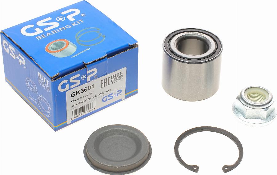 GSP GK3601 - Kit de roulements de roue cwaw.fr