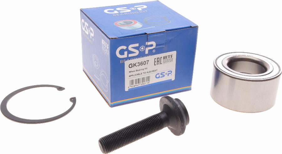 GSP GK3607 - Kit de roulements de roue cwaw.fr