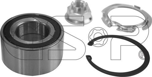 GSP GK3637 - Kit de roulements de roue cwaw.fr