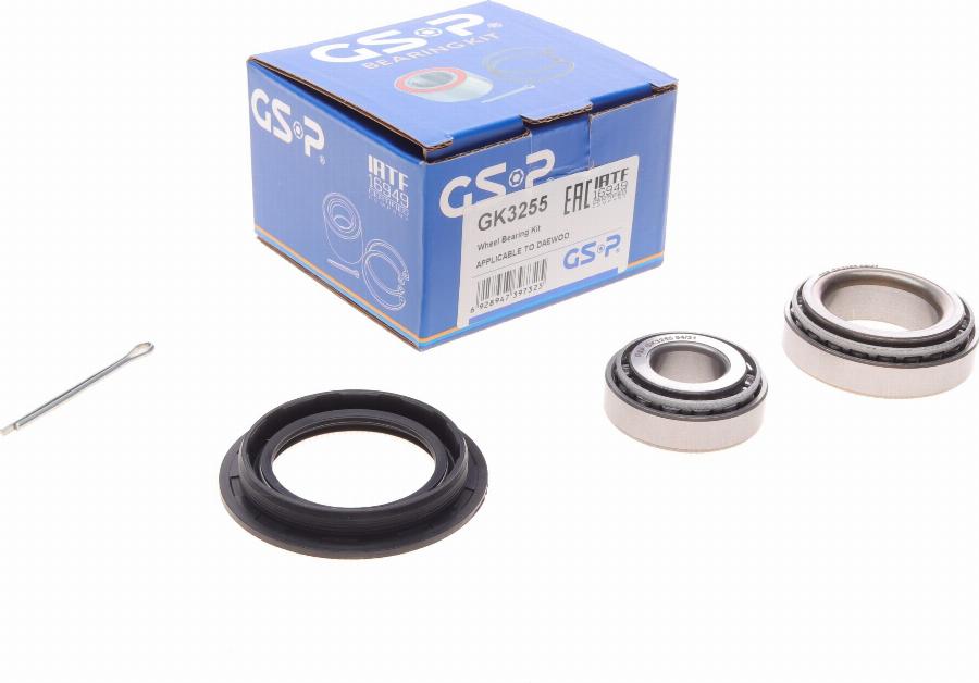 GSP GK3255 - Kit de roulements de roue cwaw.fr