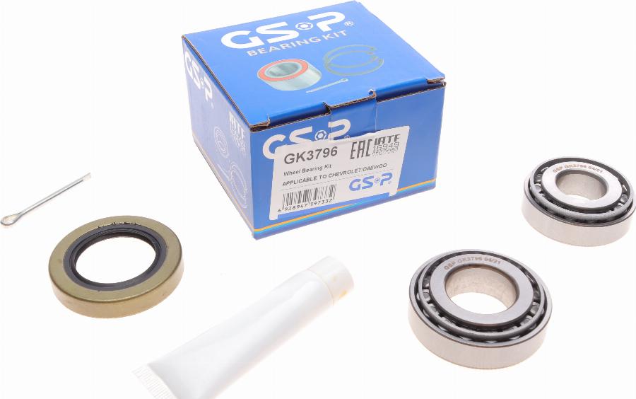 GSP GK3796 - Kit de roulements de roue cwaw.fr