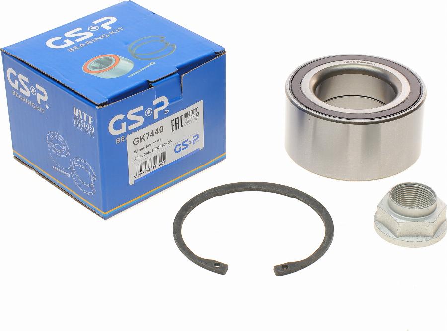 GSP GK7440 - Kit de roulements de roue cwaw.fr