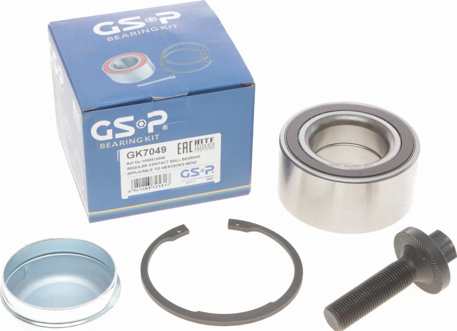 GSP GK7049 - Kit de roulements de roue cwaw.fr