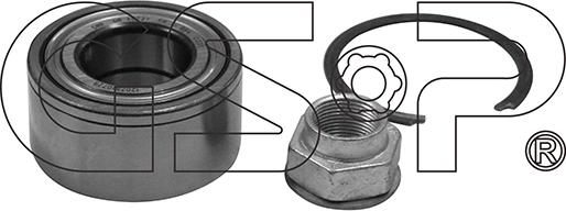 GSP GKX0012 - Kit de roulements de roue cwaw.fr