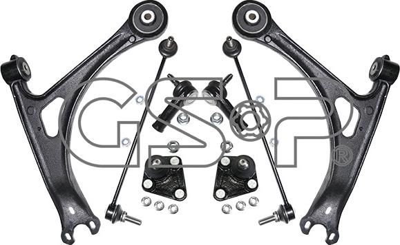 GSP S990026SK - Kit de réparation, bras triangulaire cwaw.fr