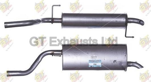 GT Exhausts GFT831 - Silencieux arrière cwaw.fr