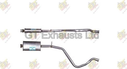 GT Exhausts GPG505 - Silencieux central cwaw.fr