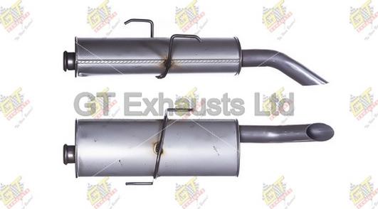 GT Exhausts GPG511 - Silencieux arrière cwaw.fr