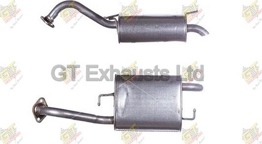 GT Exhausts GTY694 - Silencieux arrière cwaw.fr