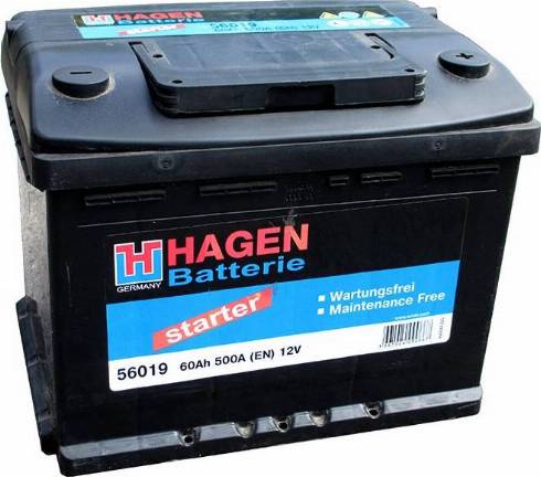 Hagen 56019 - Batterie de démarrage cwaw.fr