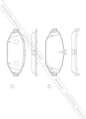 Hagen GP4001 - Kit de plaquettes de frein, frein à disque cwaw.fr