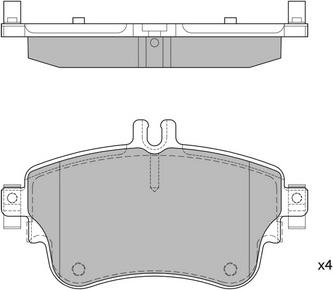 ATE 602778 - Kit de plaquettes de frein, frein à disque cwaw.fr