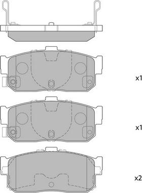 Roadhouse 2366.02 - Kit de plaquettes de frein, frein à disque cwaw.fr