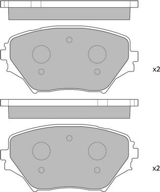 Jurid 572487D - Kit de plaquettes de frein, frein à disque cwaw.fr