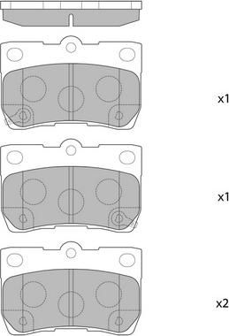 Hagen GP2083 - Kit de plaquettes de frein, frein à disque cwaw.fr