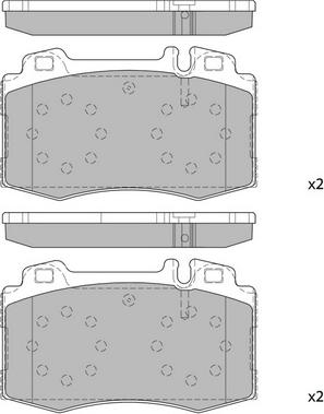 Hagen GP2193 - Kit de plaquettes de frein, frein à disque cwaw.fr