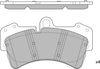 Hagen GP2197 - Kit de plaquettes de frein, frein à disque cwaw.fr