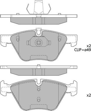 Hagen GP2159 - Kit de plaquettes de frein, frein à disque cwaw.fr