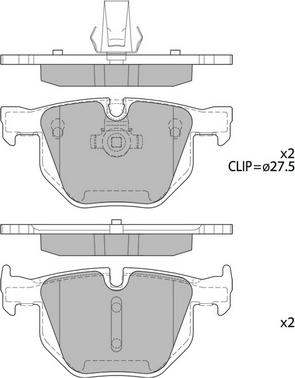 Hagen GP2157 - Kit de plaquettes de frein, frein à disque cwaw.fr