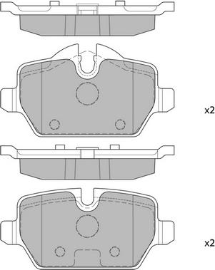 Hagen GP2161 - Kit de plaquettes de frein, frein à disque cwaw.fr