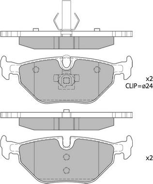 Hagen GP2162 - Kit de plaquettes de frein, frein à disque cwaw.fr