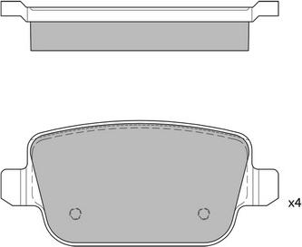 Hagen GP2101R - Kit de plaquettes de frein, frein à disque cwaw.fr