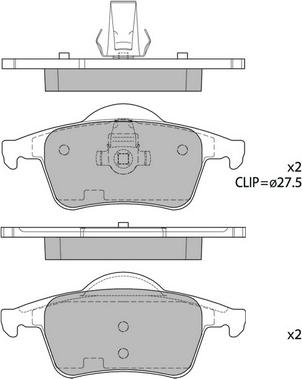 Hagen GP2123 - Kit de plaquettes de frein, frein à disque cwaw.fr