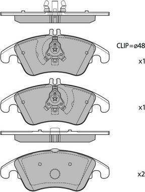 Hagen GP2292 - Kit de plaquettes de frein, frein à disque cwaw.fr