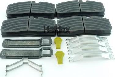 Haldex 95396 - Kit de plaquettes de frein, frein à disque cwaw.fr