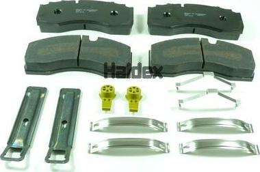 Haldex 96306 - Kit de plaquettes de frein, frein à disque cwaw.fr