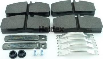 Haldex 93887 - Kit de plaquettes de frein, frein à disque cwaw.fr