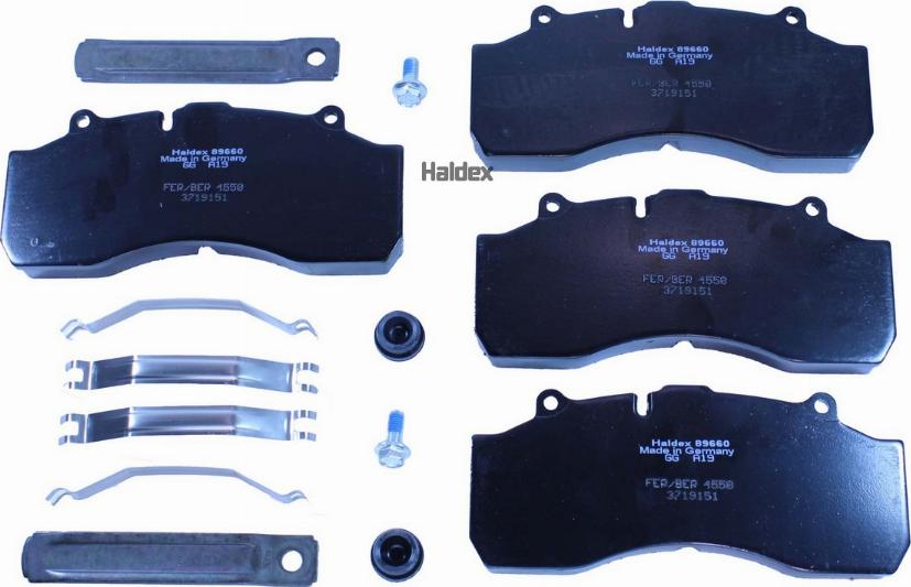 Haldex 92009 - Kit de plaquettes de frein, frein à disque cwaw.fr