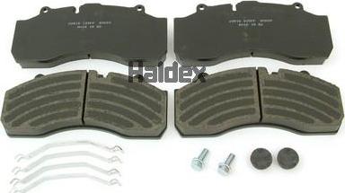 Haldex 92008 - Kit de plaquettes de frein, frein à disque cwaw.fr